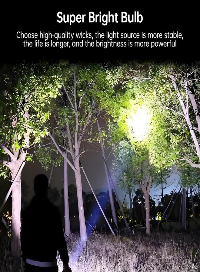 Oblivion 7-in-1 Rechargeable LED Torch Light - High-Power, 100m Beam Range Flashlight with Multi-Mode Brightness, USB COB Side Light, Waterproof Emergency Lantern for Outdoor, Camping, Hiking, Travel - Image 3